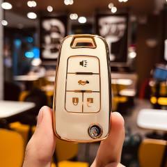 For Chevrolet 4 button TPU protective key case
