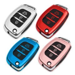 For Hyundai 3 button TPU protective key case, please choose the color