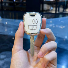 For Peugeot 2 button TPU protective key case, please choose the color