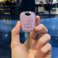 For Peugeot 2 button TPU protective key case, please choose the color