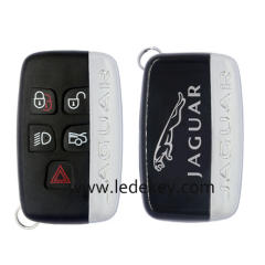 JAGUAR 5 button key shell with logo on the back and side
