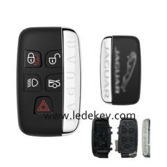 JAGUAR 5 button key shell with logo on the back and side