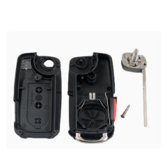 For VW Touareg 3+1 button flip remote key shell with panic button