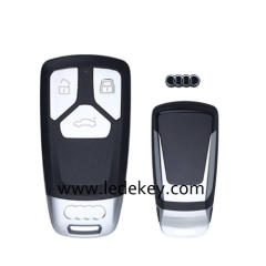 For Audi 3 button remote key shell with Logo