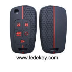 5 button Silicone key cover for Chevrolet Buick