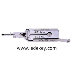 Original Lishi NSN14 2in1 Decoder and Pick for NISSAN, INFINITI
