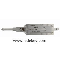 Original Lishi KW18 2-in-1 Pick & Decoder for Kawasaki Motorbikes