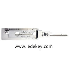 Original Lishi SC4-L (Reverse Handing) 2-in-1 Pick & Decoder for 6-Pin Schlage Keyway