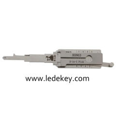 Original Lishi HON63 2-in-1 Pick & Decoder for Honda Motorbike with Magnetic Gate