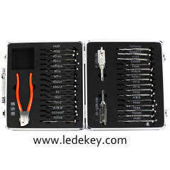 Original Lishi 32 Pieces Set with FREE Toolbox