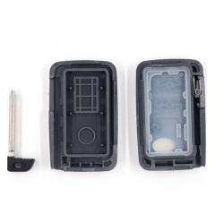 For Toyota remote key shell silver color with Logo with blade (Please choose the model )