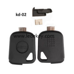 KEYDIY Universal Transponder Car Key Shell Case Head with Chip Holder KD-02