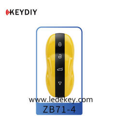ZB71 4 Button KEYDIY Universal Control Remote Key , Compatible with 46 47 48 49 4A MQB48 5C Chip Models Super Car Remote Key