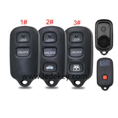For Toyota remote key shell with round button (pls choose model)