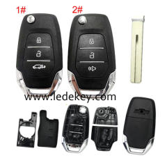 For Chevrolet 3 button remote key shell with logo(Please choose model )