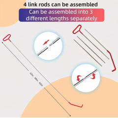#A : Car Door Tool Kit ,Air Wedge Pump Emergency, Car Open Unlock Tool, Auto Window Door Open Fixing Gripper Tools ,Long Reach Grabber Hooking Key Lost Hand Tools With Carrying Bag