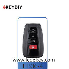 TIB36 4 Button KEYDIY Universal Control Remote Key for Toyota and Lexus 44.8A (BA,B9) series