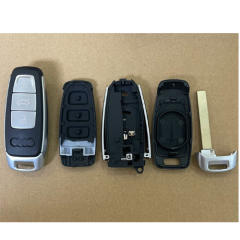 3 button Audi A6 C8 A7 A8 Q8 2017+ remote key shell replacement