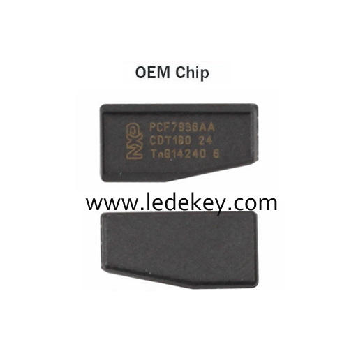 For Original PCF7936AA (ID46) Ceramic Carbon Transponder Chip, - Blank Transponder Chip