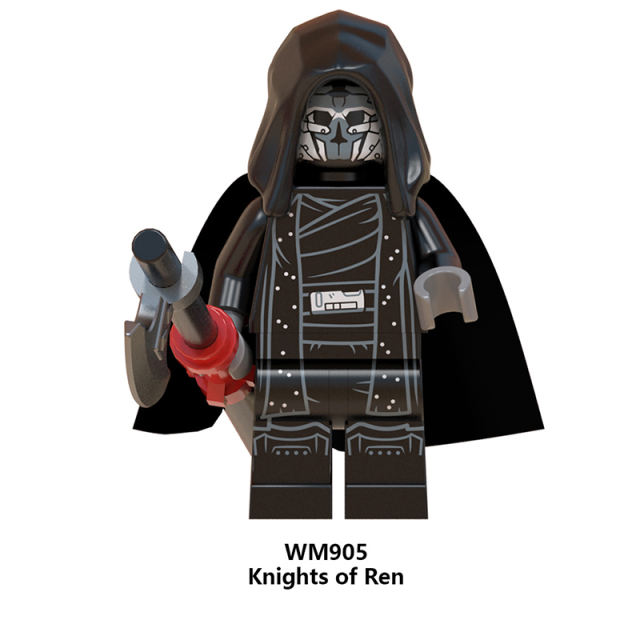 WM6083 Star Wars Minifigures Building Blocks Sith Jet Trooper Knights Of Ren Figures MOC Bricks Model Toys Gifts For Children