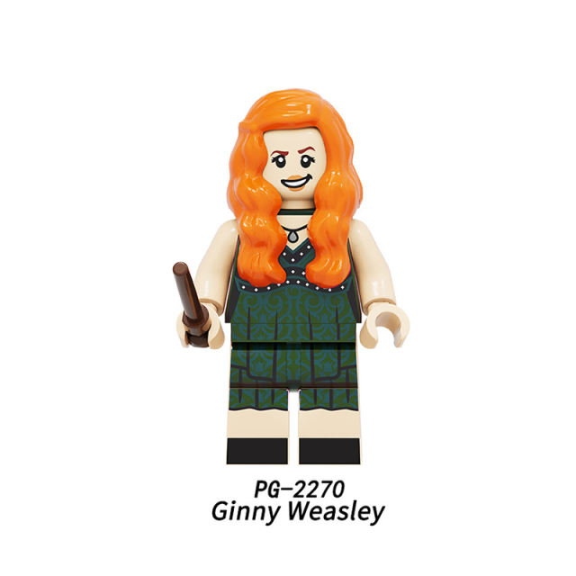 PG-8285 Harry Potter Minifigures Building Blocks Hermione Ginny Ron Weasley Figures MOC Bricks Model Toys Gifts For Children