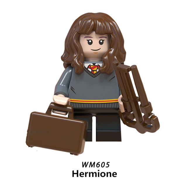 WM6047 Harry Potter Minifigures Building Blocks Hermione Granger Ron Dumbledore Filch Figures MOC Bricks Model Toys Gifts For Kids