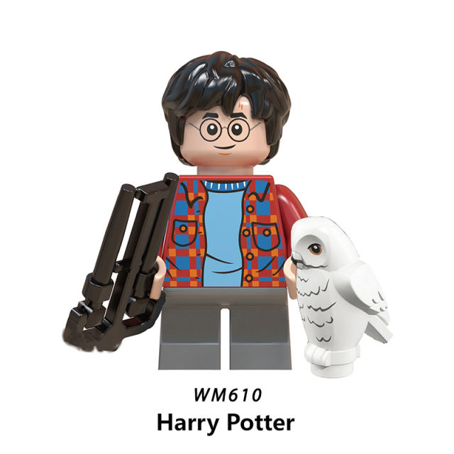 WM6047 Harry Potter Minifigures Building Blocks Hermione Granger Ron Dumbledore Filch Figures MOC Bricks Model Toys Gifts For Kids