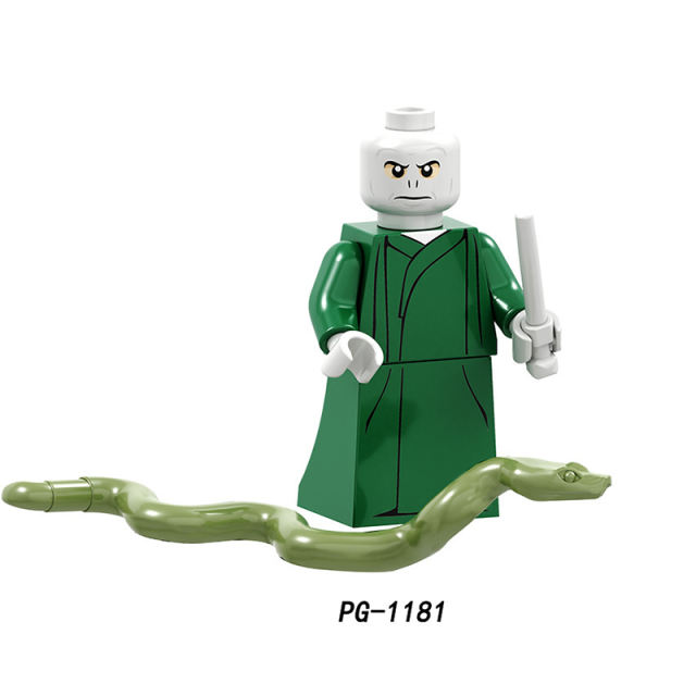 PG-8173 Harry Potter Minifigures Building Blocks Lord Voldemort Malfoy Dumbledore Figures MOC Bricks Model Toys Gifts For Kids