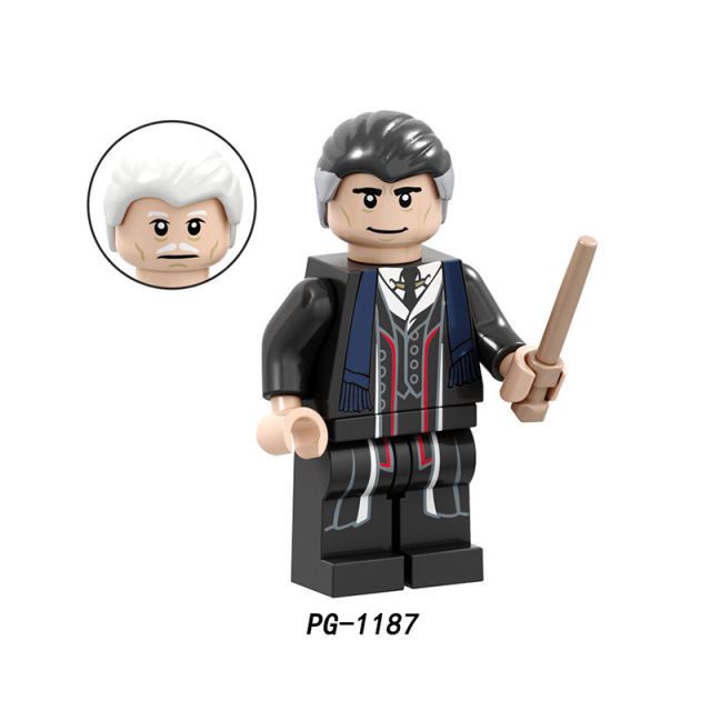 PG-8173 Harry Potter Minifigures Building Blocks Lord Voldemort Malfoy Dumbledore Figures MOC Bricks Model Toys Gifts For Kids