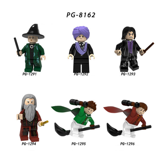 PG8162 Harry Potter Minifigures Building Blocks Hermione Granger Lord Voldemort Figures MOC Bricks Model Toys Gifts For Kids