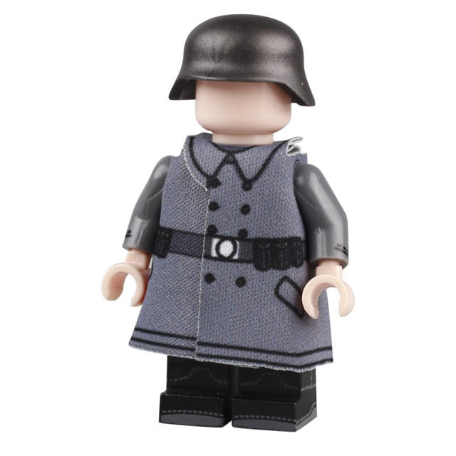 MOC WW2 Military Minifigures Accessories Coat Building Blocks Germany Army Soldiers Figures Clothes Cloaks Bricks Model Toys Gifts