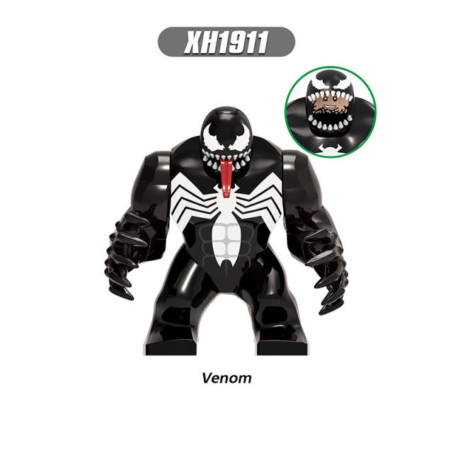 XH1911 Marvel Super Heros Series Minifigures Venom Building Blocks Amazing SpiderMan Avengers Figures MOC Bricks Model Toys Gifts