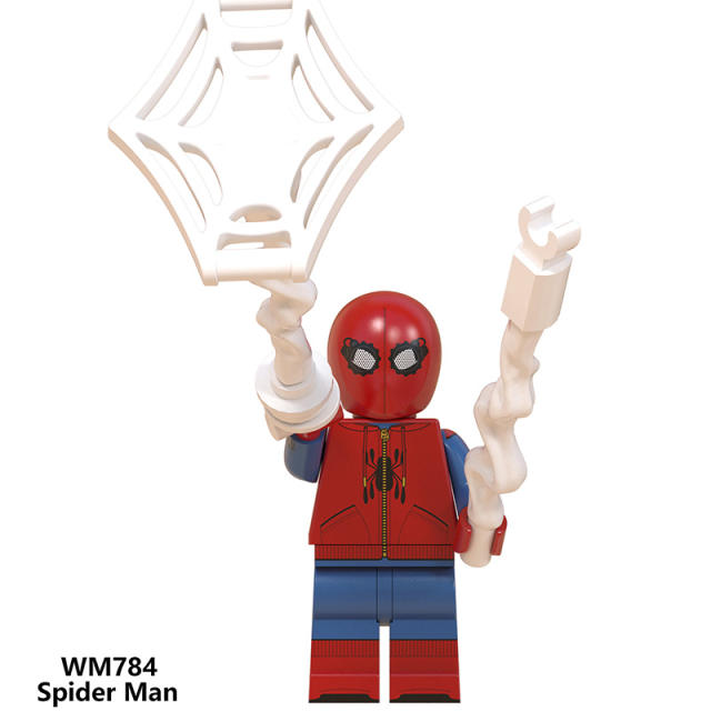 WM6071 Marvel Super Heroes Series Minifigures Spider Man Building Blocks MOC Figures Bricks Model Toys Gifts For Children