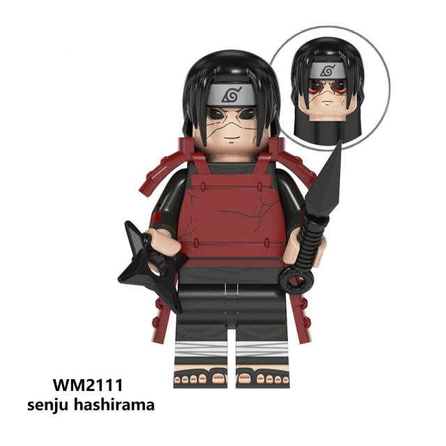 WM6108 Naruto Marvel Super Heroes Spider Man Minifigs Building Blocks uzumaki namikaze minato Models Toys Gifts For Children