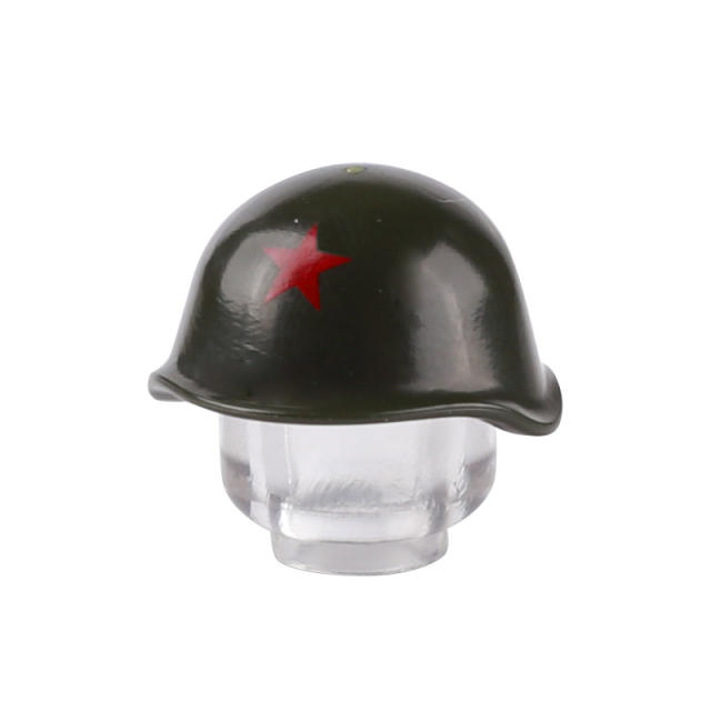 WW2 SSH40 Soviet Soldier Minifigs Military Weapon Helmet Building Block Army Caps Hats Headgear Accessories Bricks Model Toys