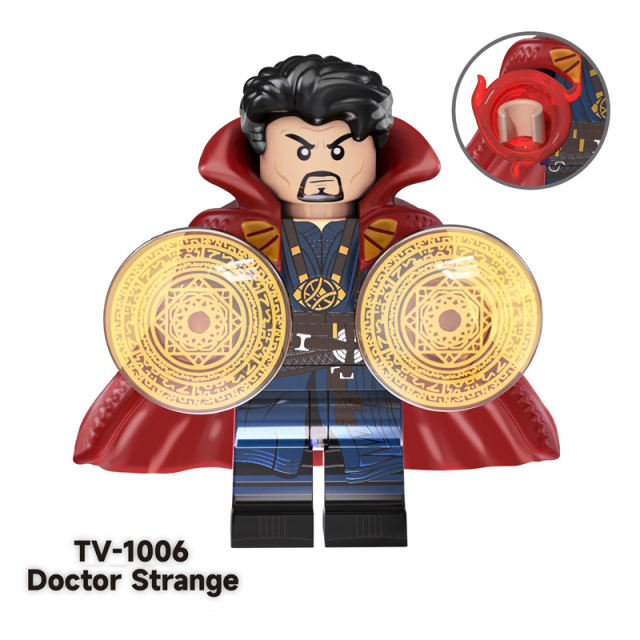 TV6201 Marvel Super heroes Series Minifigs Building Blocks Bbba Captain America Thor Doctor Strange Figures Toys Gifts Children