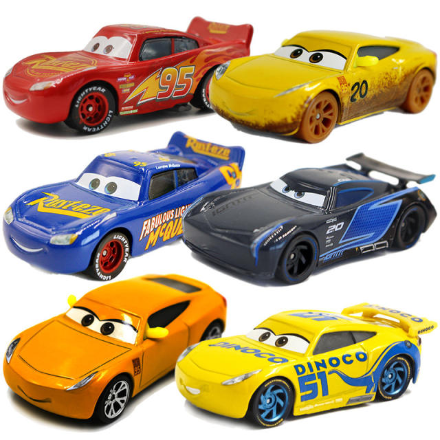 Lightning McQueen Cars Disney Pixar Figure Jackson Storm Creative Collectible Diecast Metal Alloy Model Car Toy Boy Children Gift