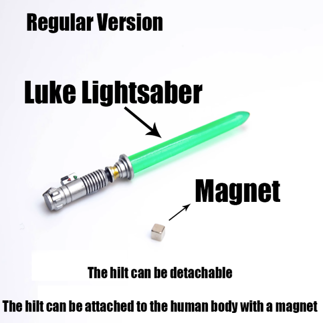 Star Wars Series Luke Obi-Wan Weapon Lightsaber Accessories Buildinig Blocks Magnetic Absorption Luminous Sword Toys Gifts Boys
