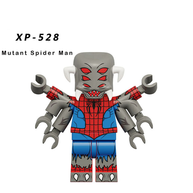 KT1069 American Marvel Superheroes Series Iron Spider Man Minifigures Building Blocks Gwen Stacy Peni Parker Untitled Weapon Toy