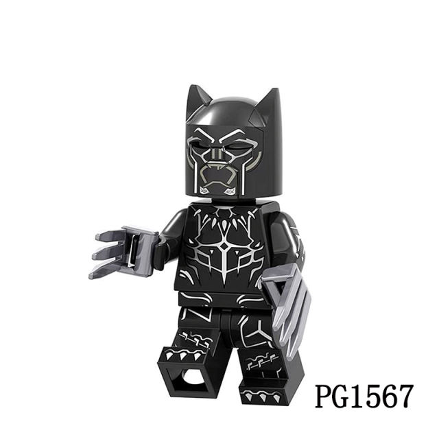PG8136 Super Heroes Thor War Machine Action Figures Black Panther Doctor Strange Ebony Model Building Blocks Toys Children Gifts