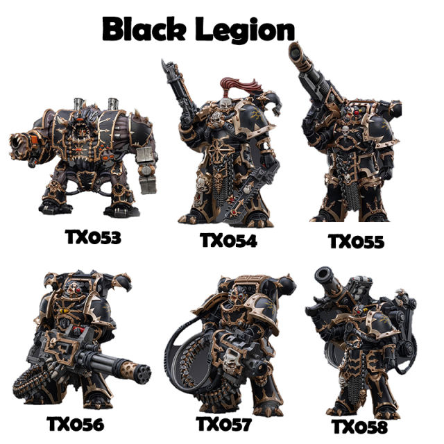 UK Black Legion Cataclysm Warrior Slayer Brothers JOYTOY Warhammer Action Figure Model Compatible Collection Children Gifts Toys
