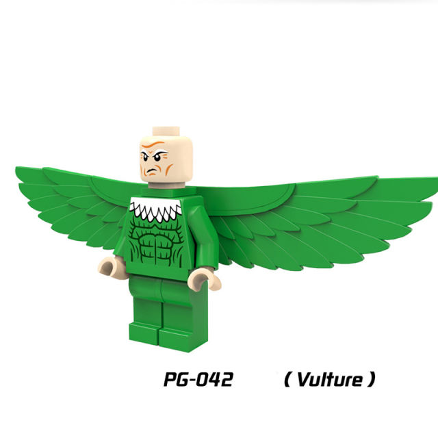 PG042  Marvel Hero Series Vulture Doctor Adrian Toomes Super Heroes Avengers Minifigs Assemble Building Blocks Kids Gifts Toys
