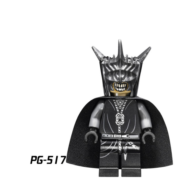PG8036 Lord of the Rings King Building Blocks Hobbit Ringwraith Minifigs MOC Action Figures Children Building Blocks Toys Gifts