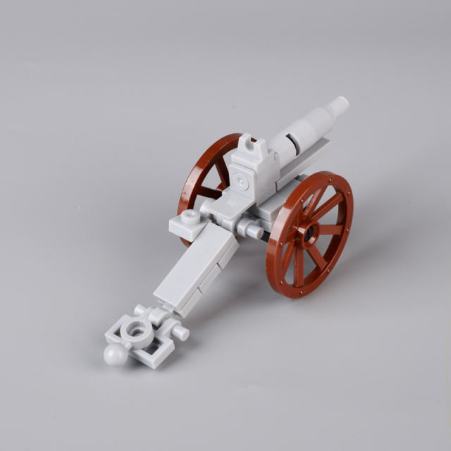 WW1 Italy 65MM Mountain Cannon Military Series Minifigs Building Blocks Army Weapon Collection Children Birthday Gifts Toys Boys