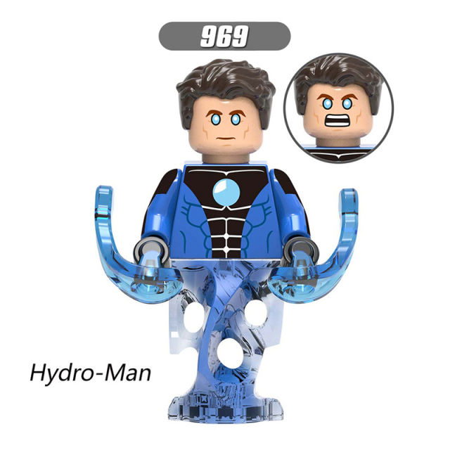 X02220 Marvel Series Spider Man Venom Action Figures Venom Hydro Man Black Cat Minifigs Model Building Blocks Children Gifts Toys