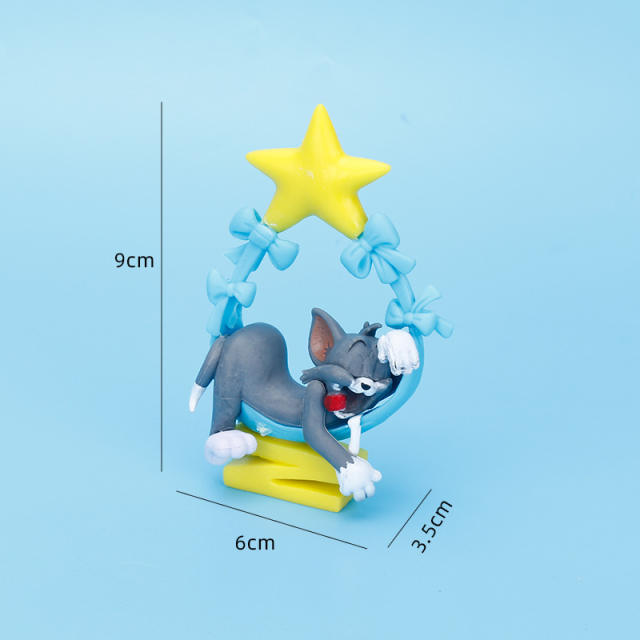 PVC Tom and Jerry Movie Series Action Figure Cartoon Anime Cat Mouse Bear PVC Statue Collection Model Decoration Toys Gifts Girl