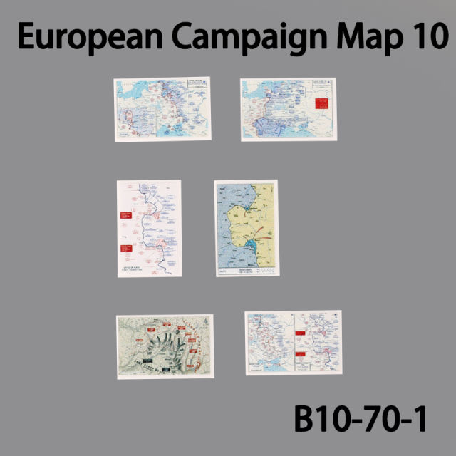 WW2 MOC Military Battle Prokhorovka Building Blocks European Campaign Map 10 Print Tile Collection Compatible Children Gifts Toys