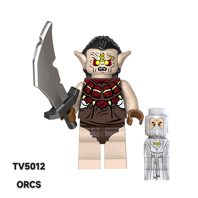 TV6402 The Lord of the Rings Minifigs Building Blocks Military Armor Soldiers Weapons Shield Sword Medieval Knight Hobbit Toys