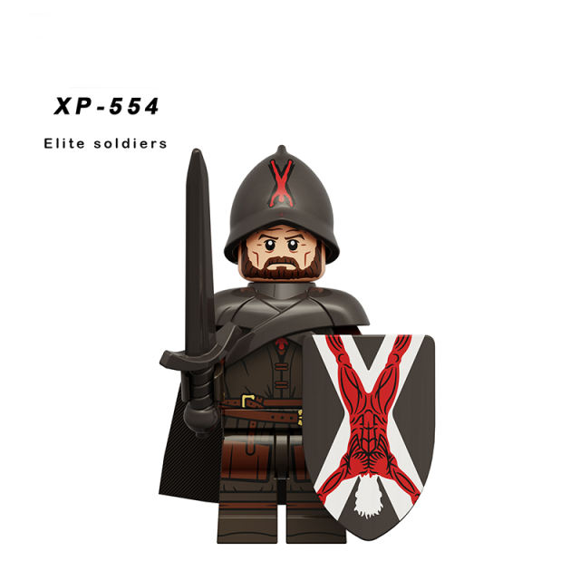 KT1073 Game Of Thrones Series Minifigures Building Blocks Weapon Soldiers Medieval Knight Jaime Lannister Meryn Trant Toys Gifts