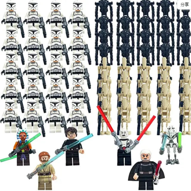 YMX017 Star Wars Series Minifigs Building Blocks Ameican Science Fiction Clone Trooper Boost Wolfpack Model Action Toys Gift Boy